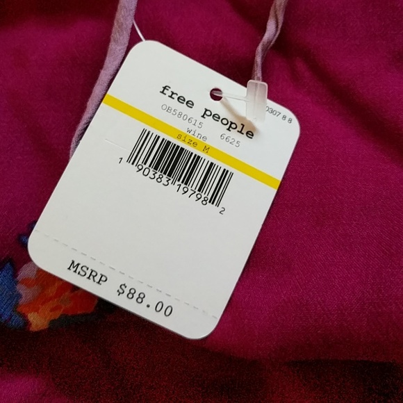 Free People It's A Cinch Dress Slip Magenta Wine - Picture 4 of 4